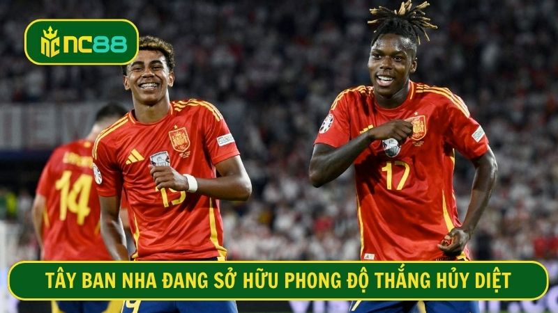 Tây Ban Nha vẫn bất bại trong thời điểm hiện tại 