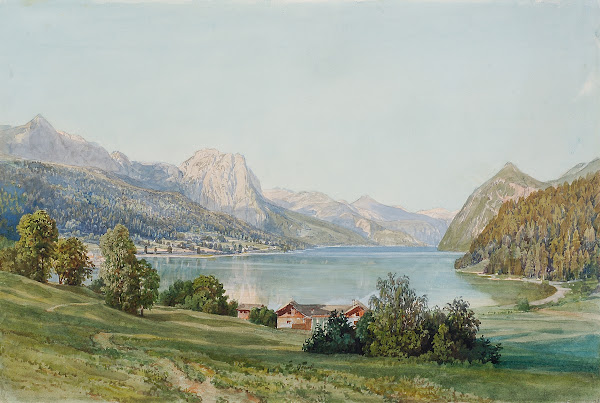 Der Grundlsee in der Steiermark 1840