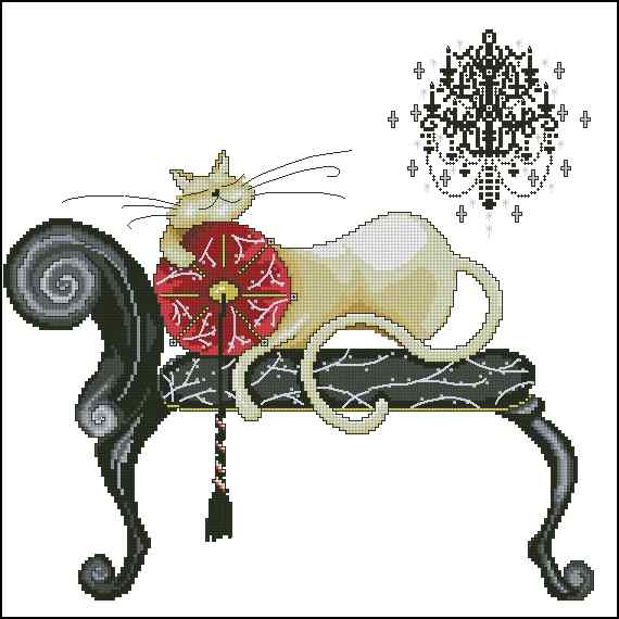 CMP 400742 Chandelier Cat