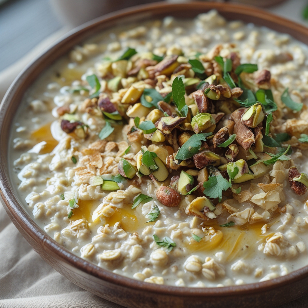 Pistachio Overnight Oats – Creamy, Nutty & Naturally Nourishing Breakfast for Easy Mornings
