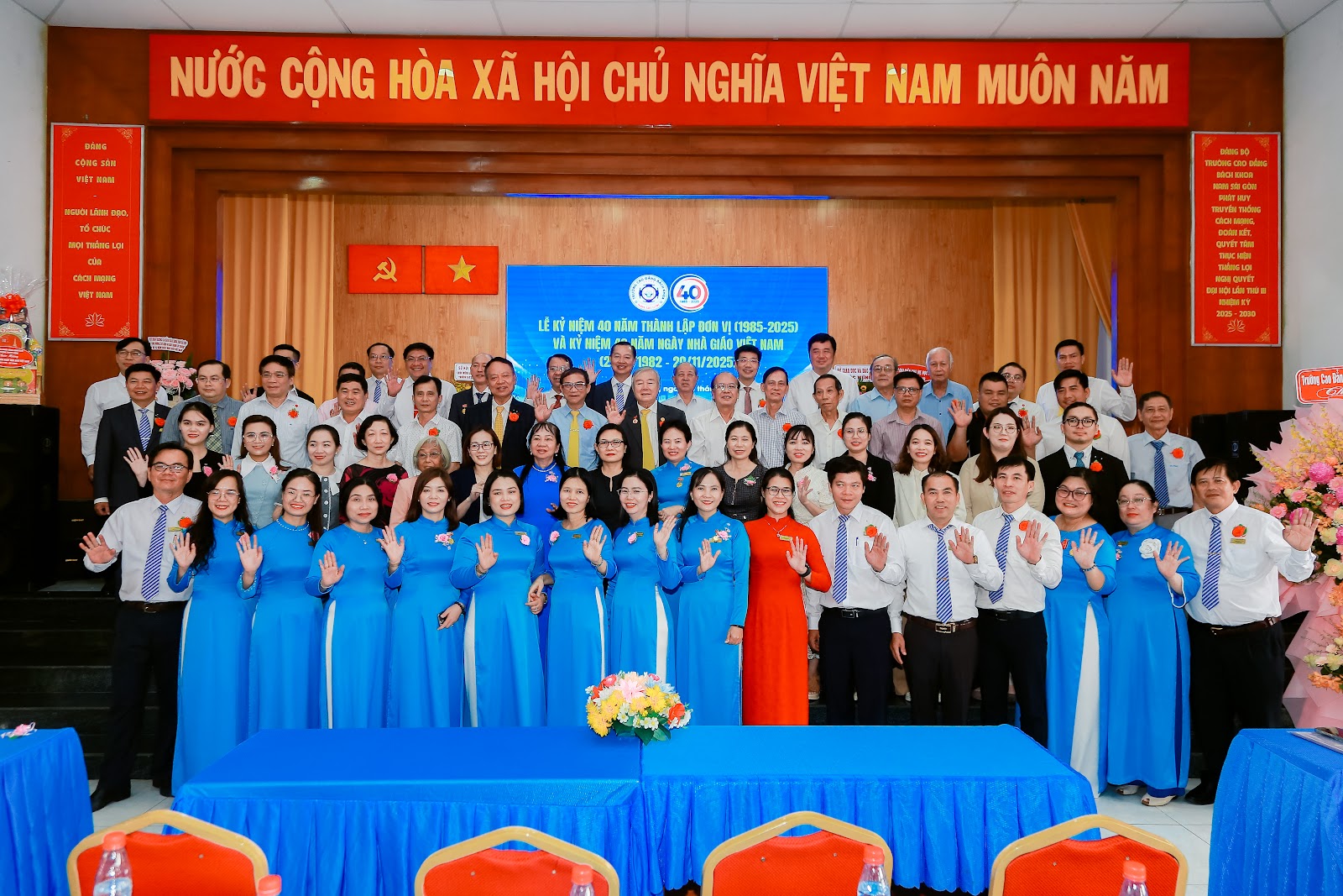 Lễ kỷ niệm 40 năm thành lập đơn vị (1985-2025) và Kỷ niệm 43 năm ngày Nhà giáo Việt Nam (20/11/1982 - 20/11/2025)