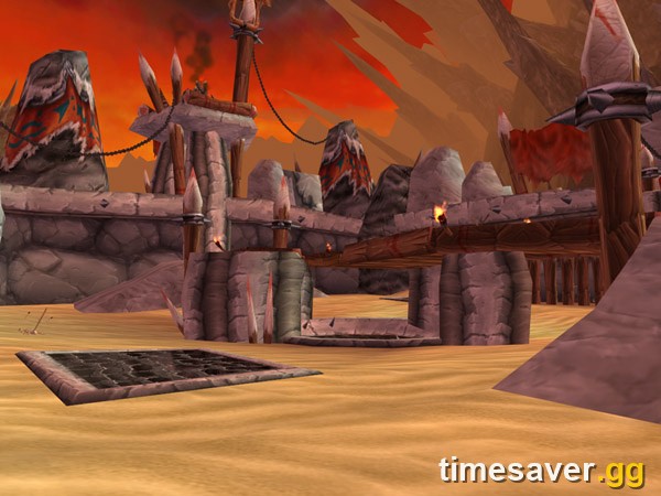 Blade's Edge Arena, the Circle of Blood — pillar line-of-sight decides most TBC 2v2 and 3v3 games