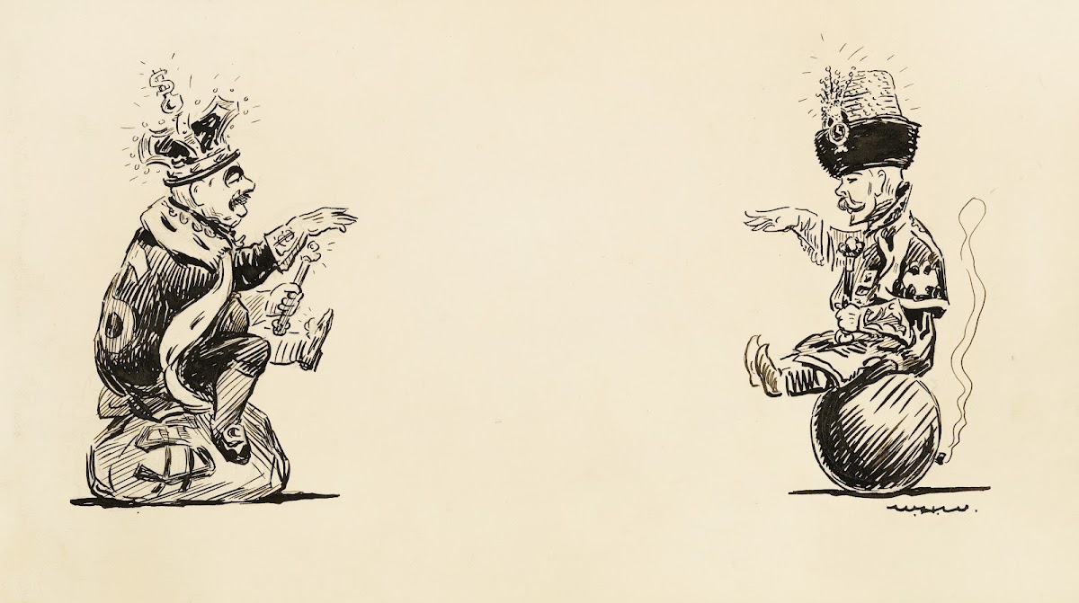 Two kings talk to each other 1910