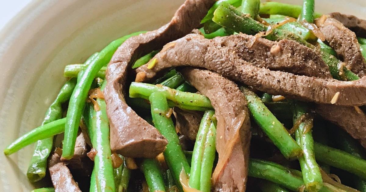 Đậu Que Xào Tim Bò