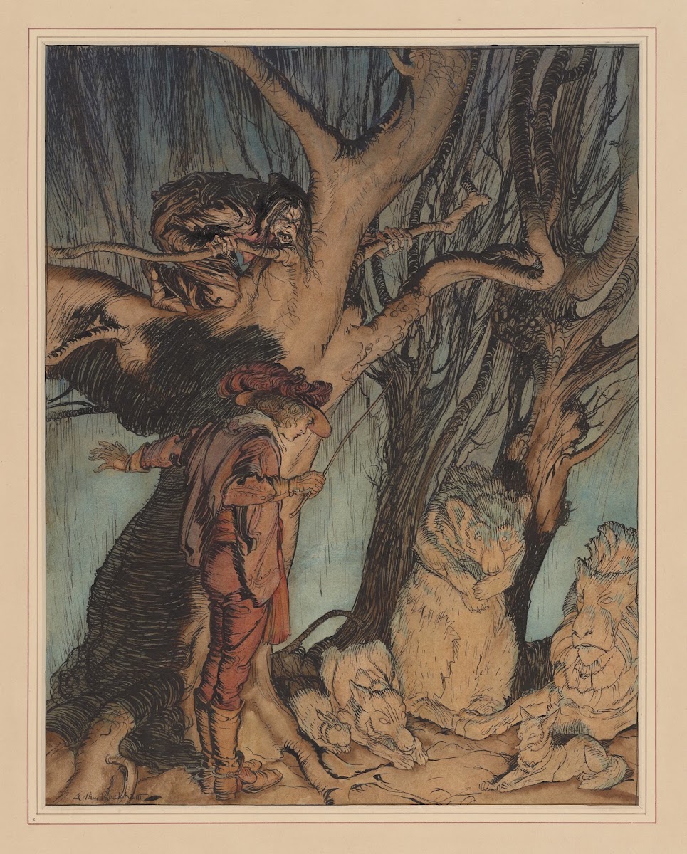 Grimms Little brother  little sister Instantly they lay still  1917