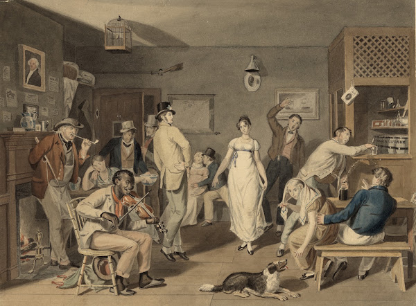 Barroom dancing ca 1820