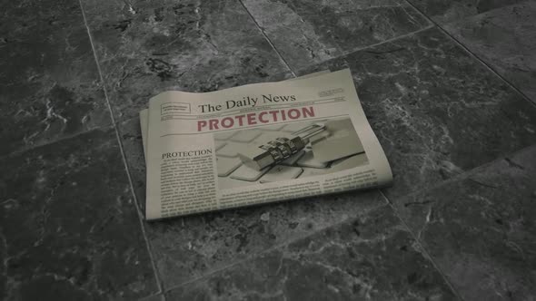 Digital Security News Protection Unfolding Newspaper Animation Free Download – Envato Elements