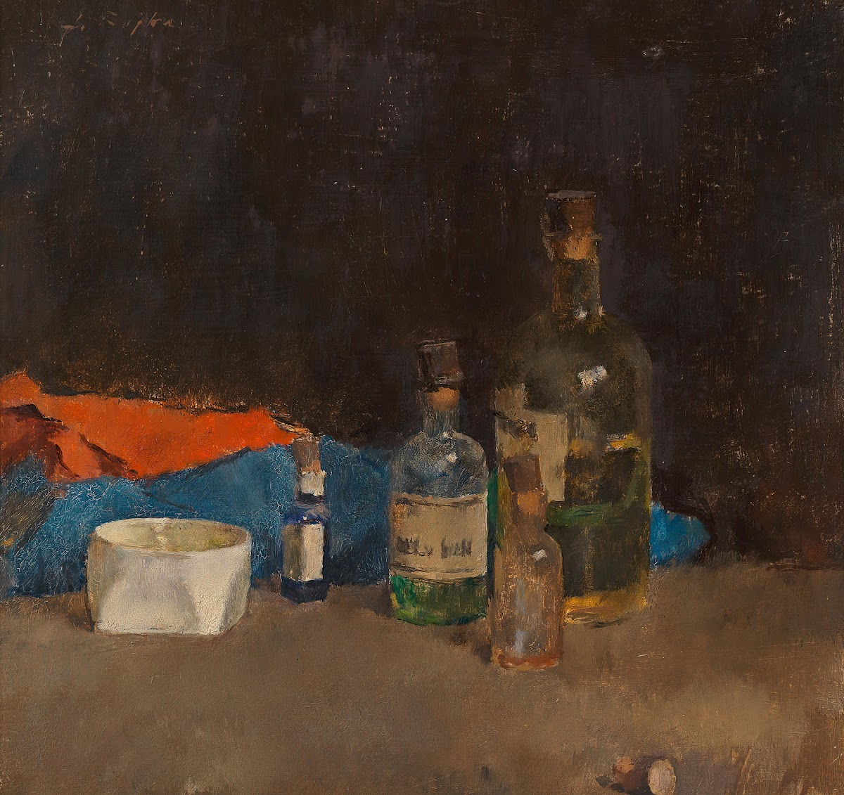 Stillleben mit Tuschschale around 1920