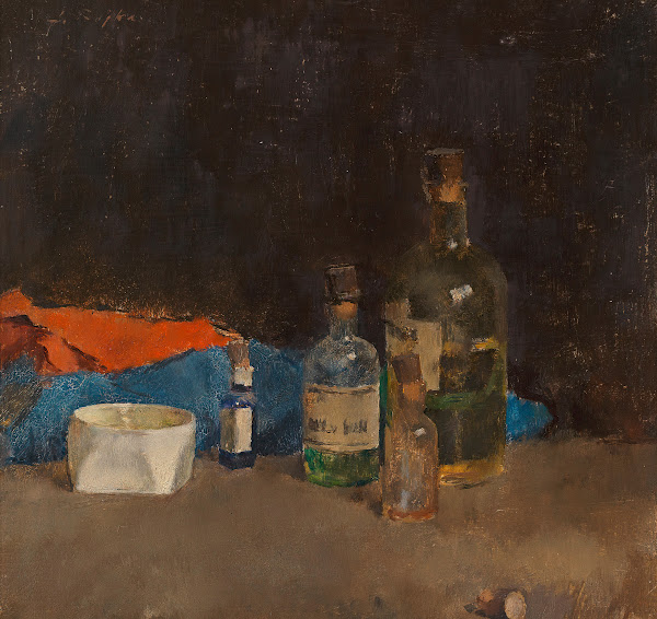 Stillleben mit Tuschschale around 1920