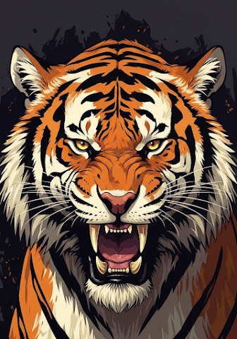 Roaring Tiger Graphic