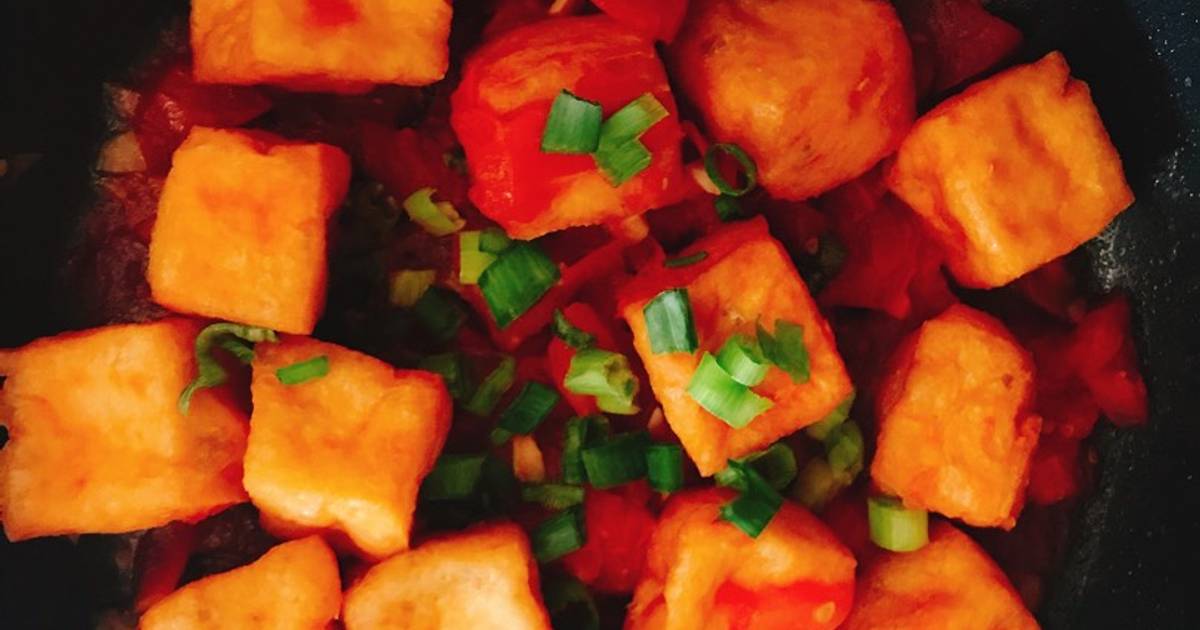 Đậu hũ sốt cà chua 🍅