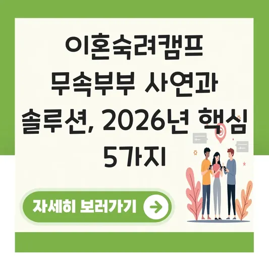 이혼숙려캠프 무속부부 사연 및 솔루션 결과 대표 이미지