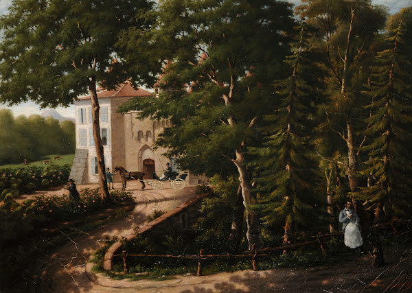Vue du château dAulteribe 1915 1945