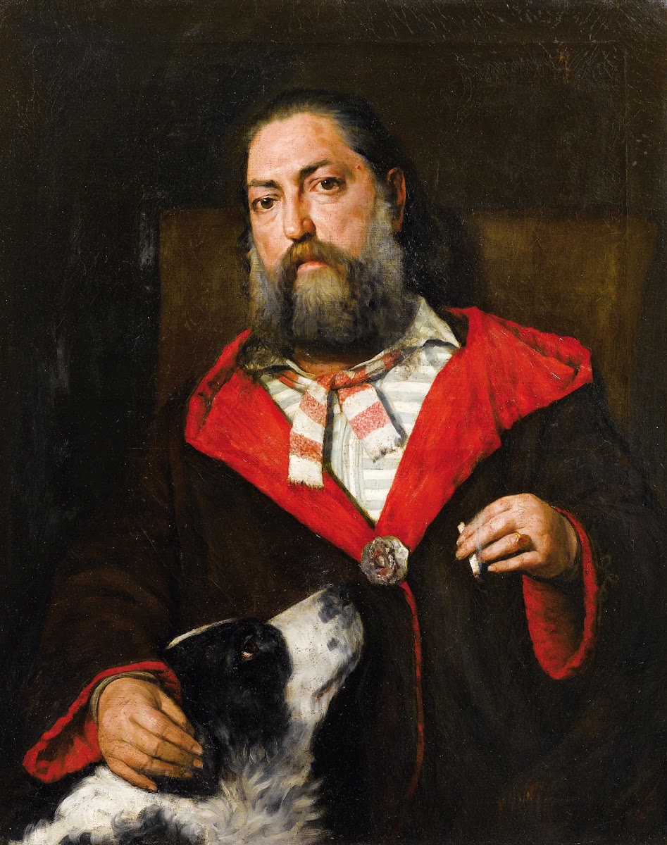 Portrait de lécrivain Gustave Aimard 1870