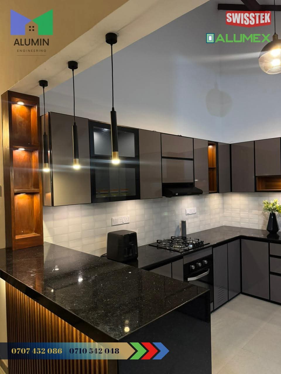 Modern Aluminium Pantry Cupboards