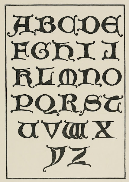 Uncial Gothic Capitals 1902