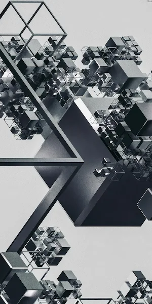 3D Rendering, Abstract, Geometric, Modern 4K Wallpaper Background