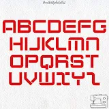 Stitch photo 5 of the Abstante Split Satin Stitch Embroidery Font embroidery design