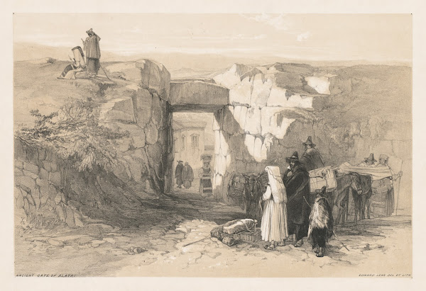 Views of Rome and Its Environs Ancient Gate of Alatri 1841