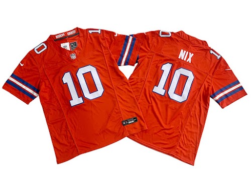 Men's Denver Broncos Bo Nix Nike Orange Alternate Mile High Collection 1977 Throwback Vapor F.U.S.E. Limited Jersey.jpeg