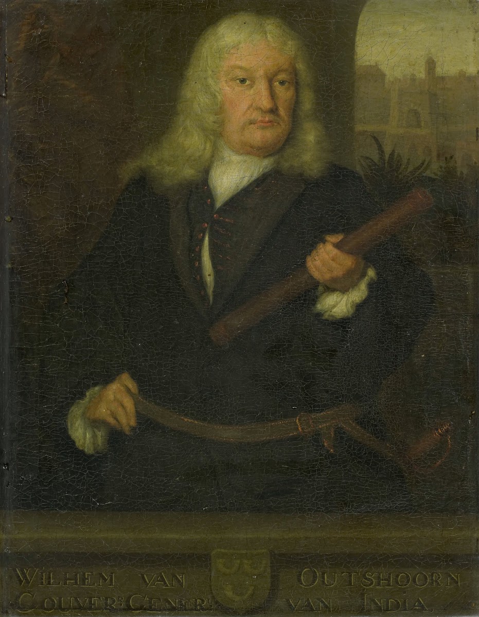 Portrait of Willem van Outhoorn Governor General of the Dutch East Indies 1691