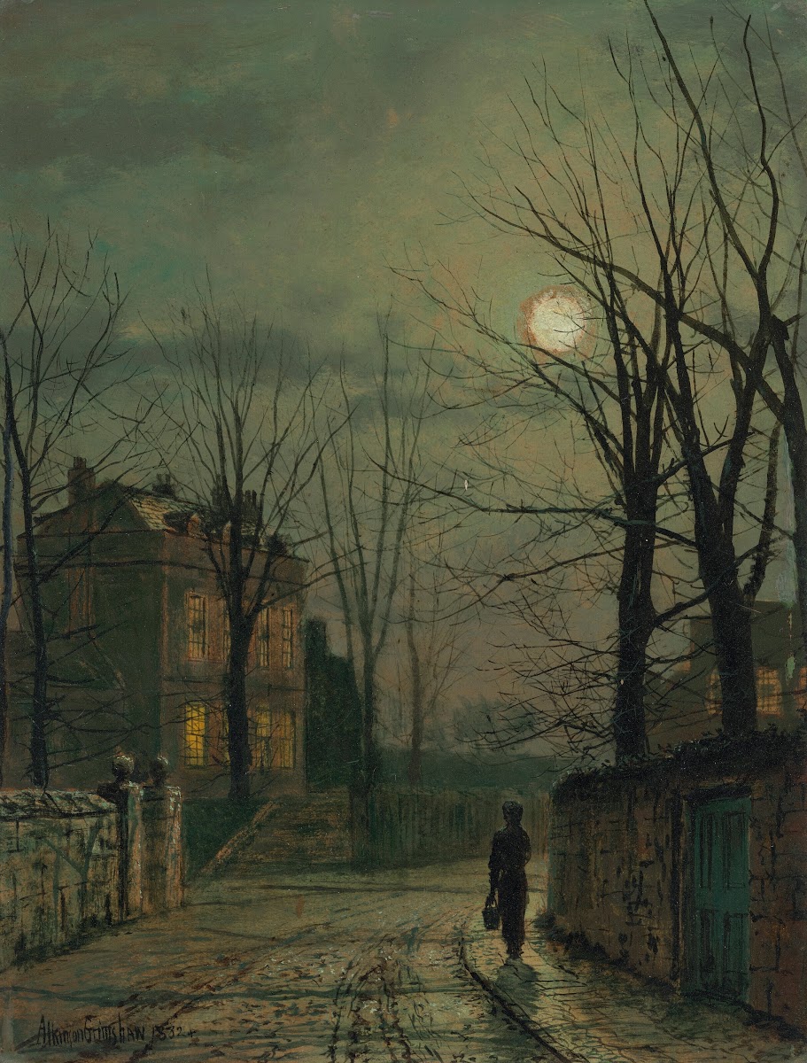 Corner of the Old Road Claughton near Scarborough 1882