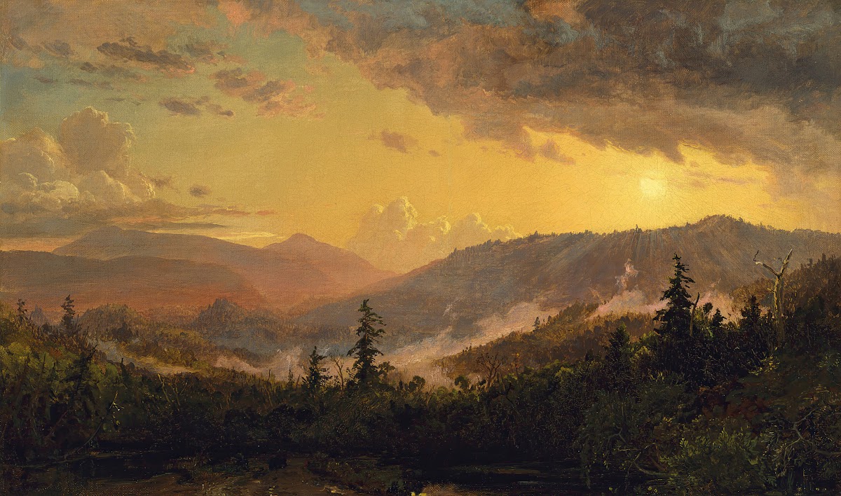 Sunset after a Storm in the Catskill Mountains ca 1860