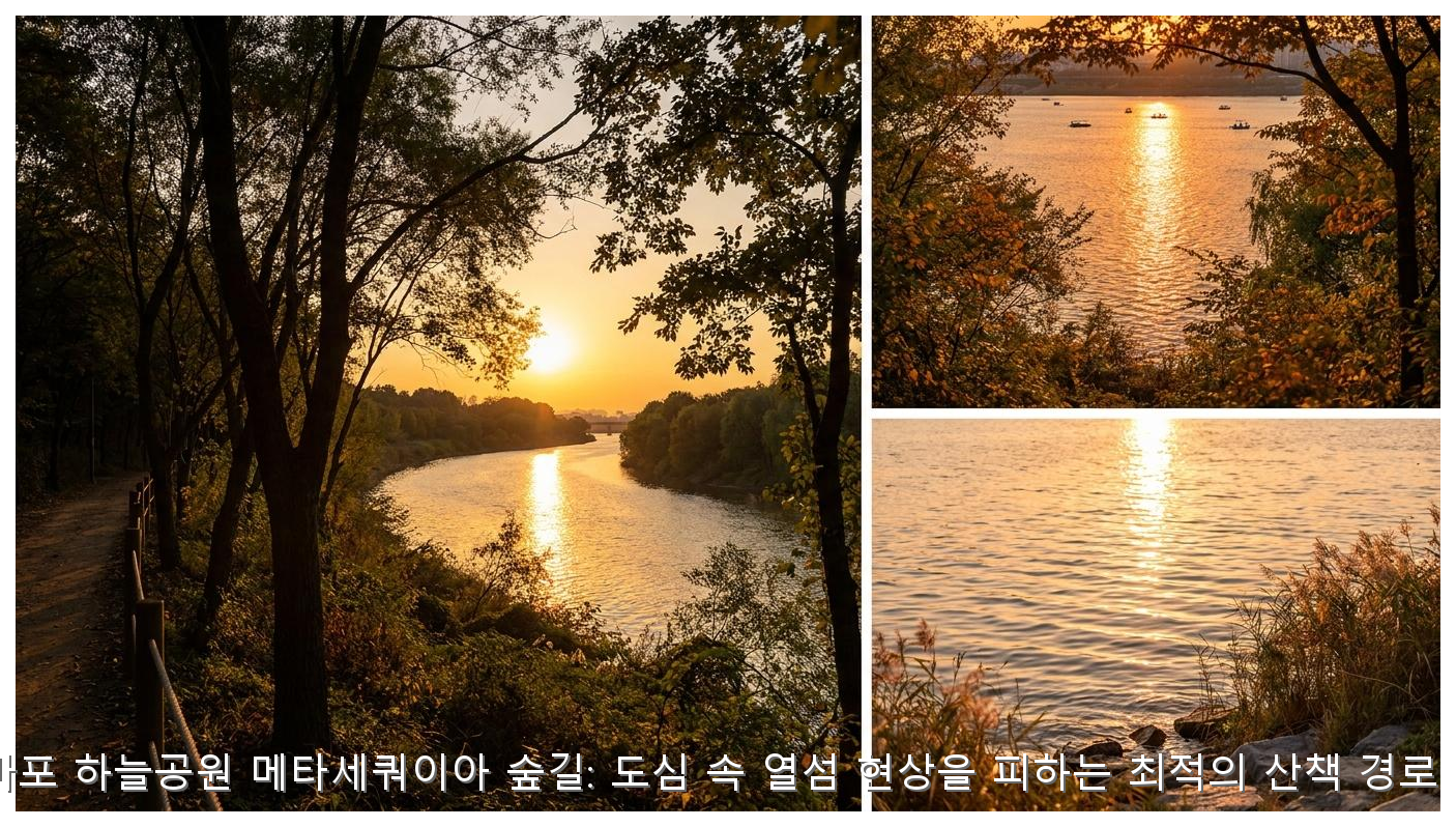 서울 마포 하늘공원 메타세쿼이아 숲길: 도심 속 열섬 현상을 피하는 최적의 산책 경로 가이드 핵심 안내 및 분석 인포그래픽 (5)