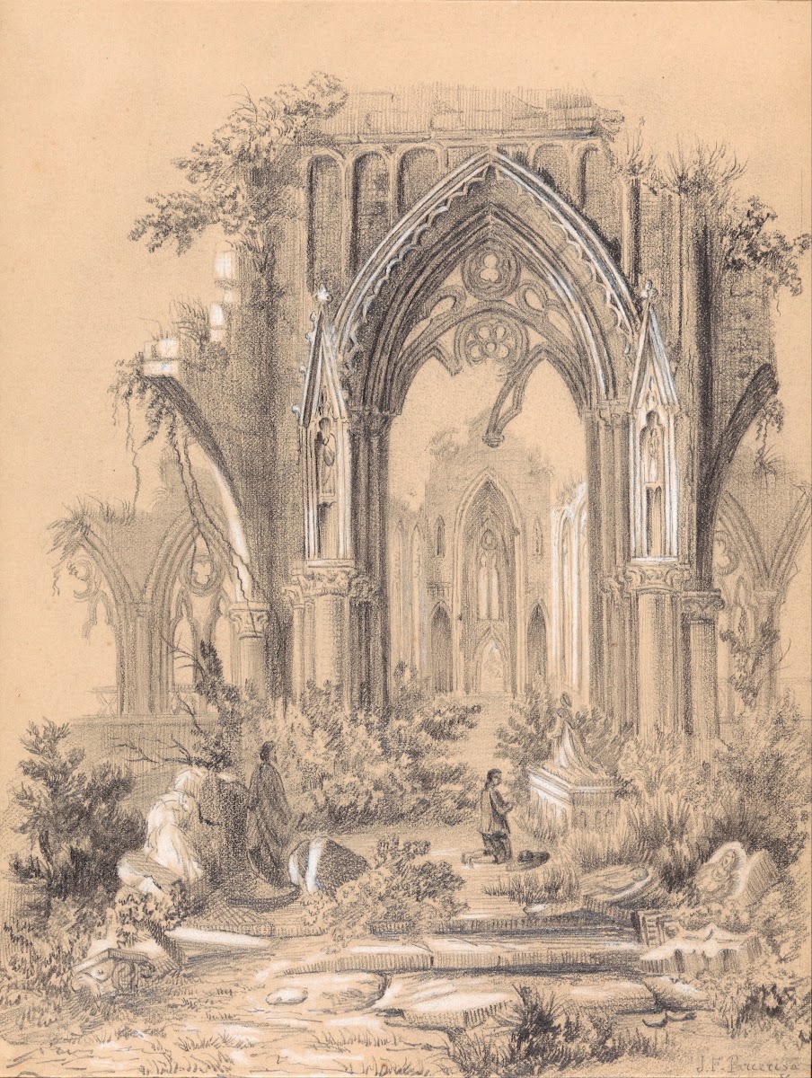 Church In Ruins 1856