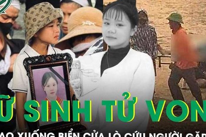 Xót xa nữ sinh 17 tuổi tử vong khi lao xuống biển Cửa Lò cứu người gặp nạn, gia đình khóc ngất - Báo Sức Khỏe &amp; Đời Sống