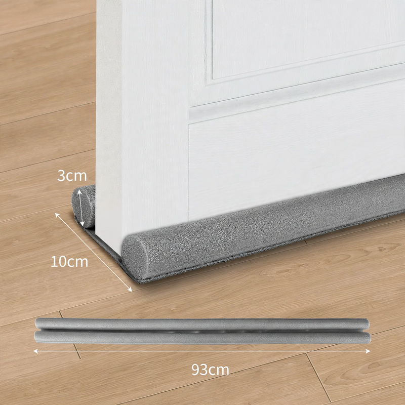 Door bottom seal, 93 cm, wind and sound insulating