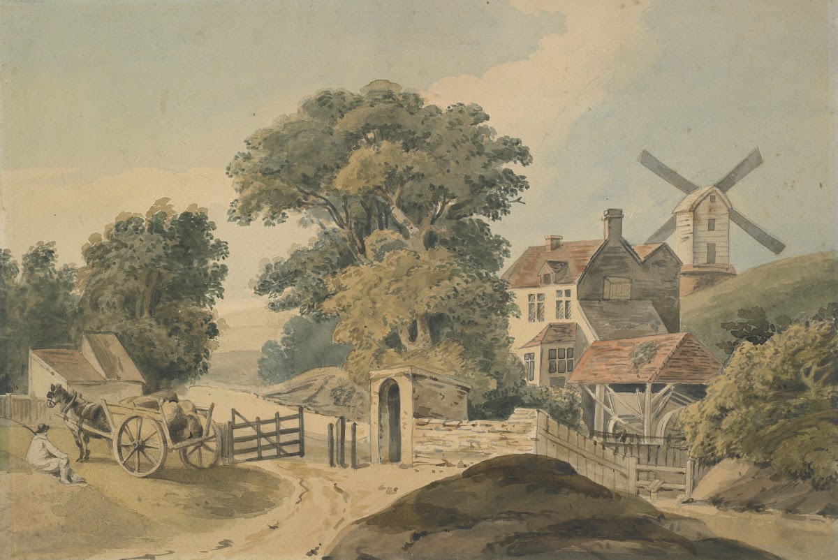 Old English toll gate 1840