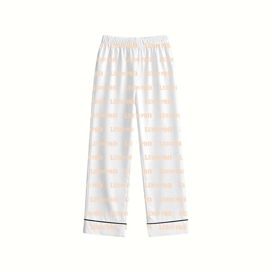 AOP NGO children's bound edge long pants pajamas