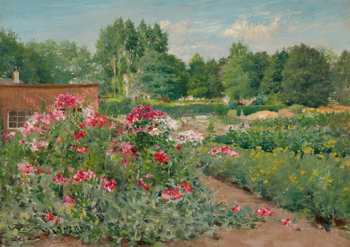 Flower Beds Central Park circa 1890