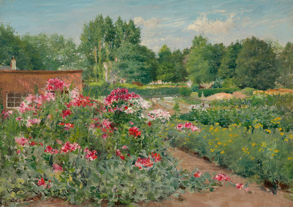 Flower Beds Central Park circa 1890