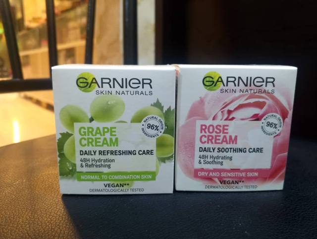 كريم غارنييه سكن ناتشرالز بالعنب للعناية اليومية المنعشة — Q-BB056-GRAPE-CREAM