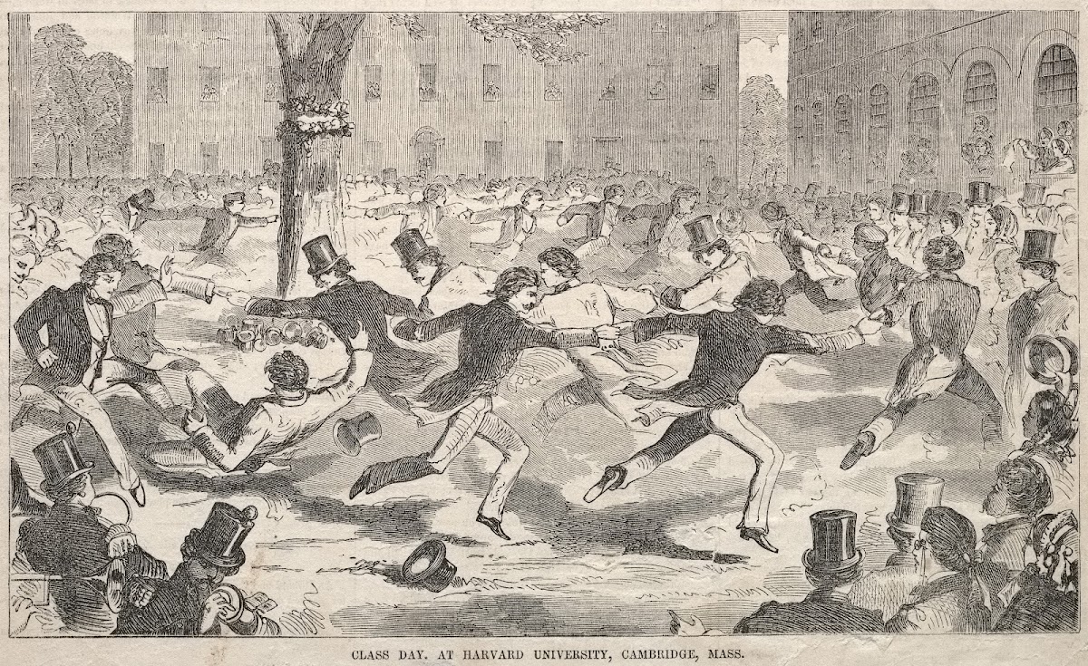 Class Day at Harvard University Cambridge Massachusetts 1858