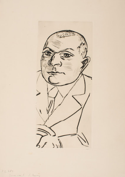 Portrait of Baron Simolin I Small Version 1928