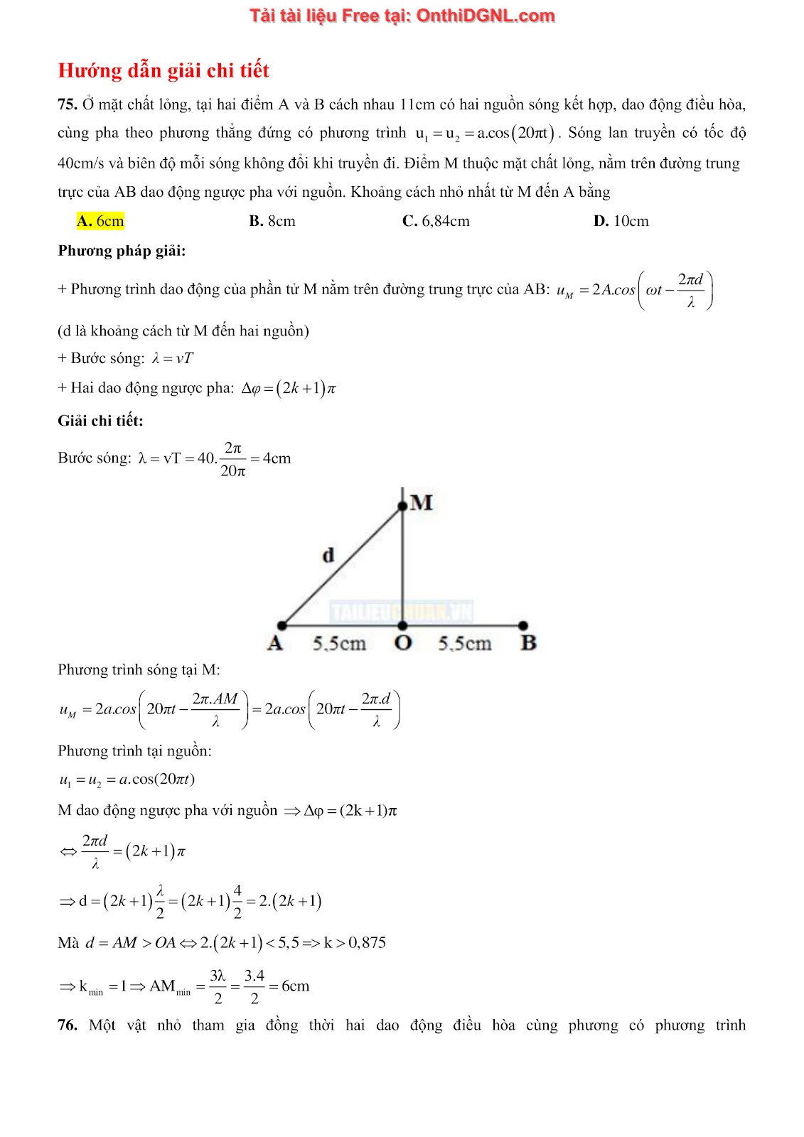 300 bài tập môn Vật Lý - Ôn thi ĐGNL ĐHQG TPHCM Phần 9