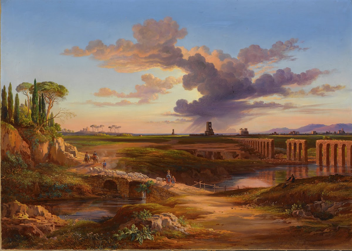 La Via Appia Campagna Romana 1860