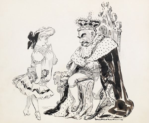 Lillian Russel has a theme room chat with the King 1910