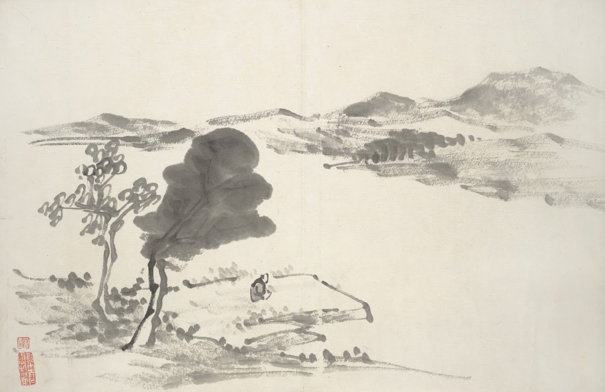 Album of Fifteen Ink Paintings Pl01 1850