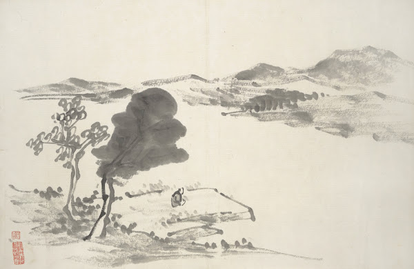 Album of Fifteen Ink Paintings Pl01 1850