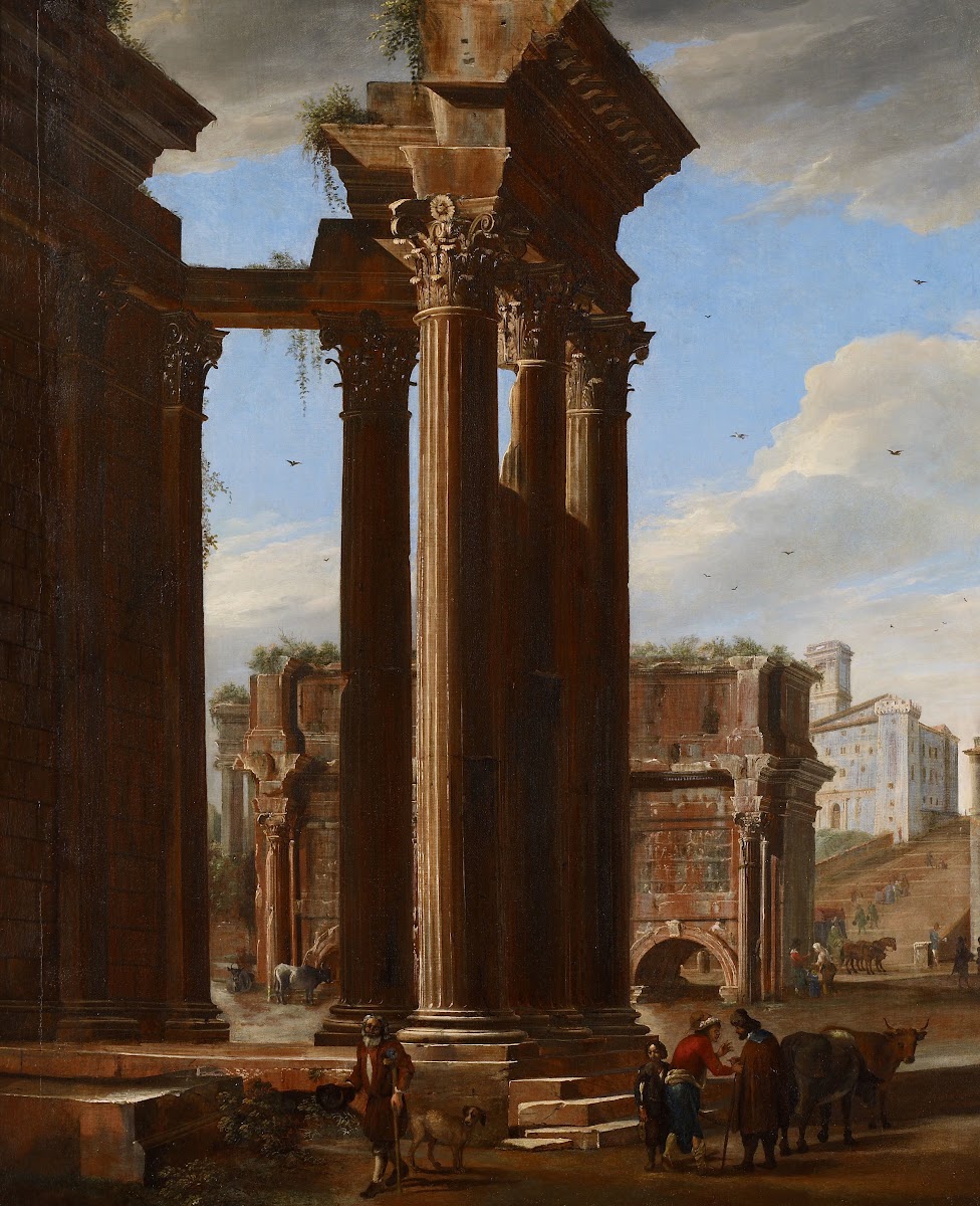 View in the Roman Forum 1615