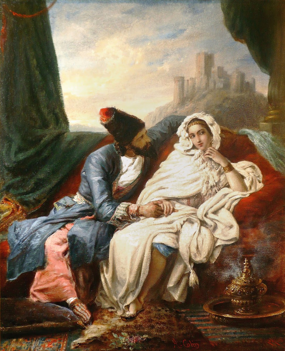La Belle Orientale Et Le Cosaque