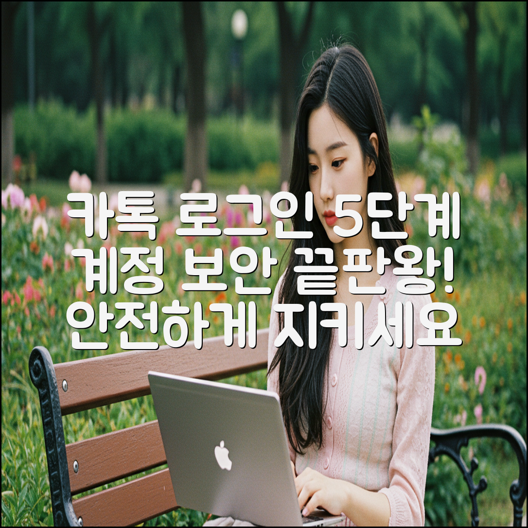 카톡 로그인 5단계: 계정 안전 지키기