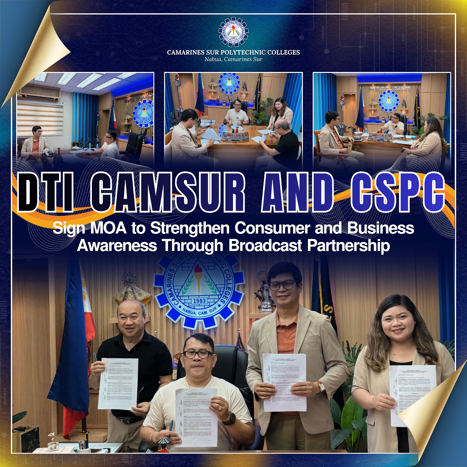 𝗗𝗧𝗜 𝗖𝗮𝗺𝗦𝘂𝗿 𝗮𝗻𝗱 𝗖𝗦𝗣𝗖 𝗦𝗶𝗴𝗻 𝗠𝗢𝗔 𝘁𝗼 𝗦𝘁𝗿𝗲𝗻𝗴𝘁𝗵𝗲𝗻 𝗖𝗼𝗻𝘀𝘂𝗺𝗲𝗿 𝗮𝗻𝗱 𝗕𝘂𝘀𝗶𝗻𝗲𝘀𝘀 𝗔𝘄𝗮𝗿𝗲𝗻𝗲𝘀𝘀 𝗧𝗵𝗿𝗼𝘂𝗴𝗵 𝗕𝗿𝗼𝗮𝗱𝗰𝗮𝘀𝘁 𝗣𝗮𝗿𝘁𝗻𝗲𝗿𝘀𝗵𝗶𝗽