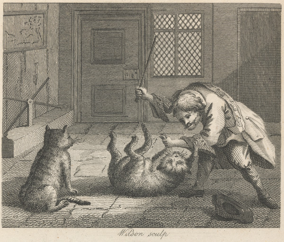 Fable XXI The Rat Catcher And Cats 1793