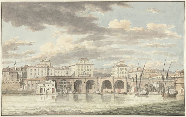 De haven van Civitavecchia 1779