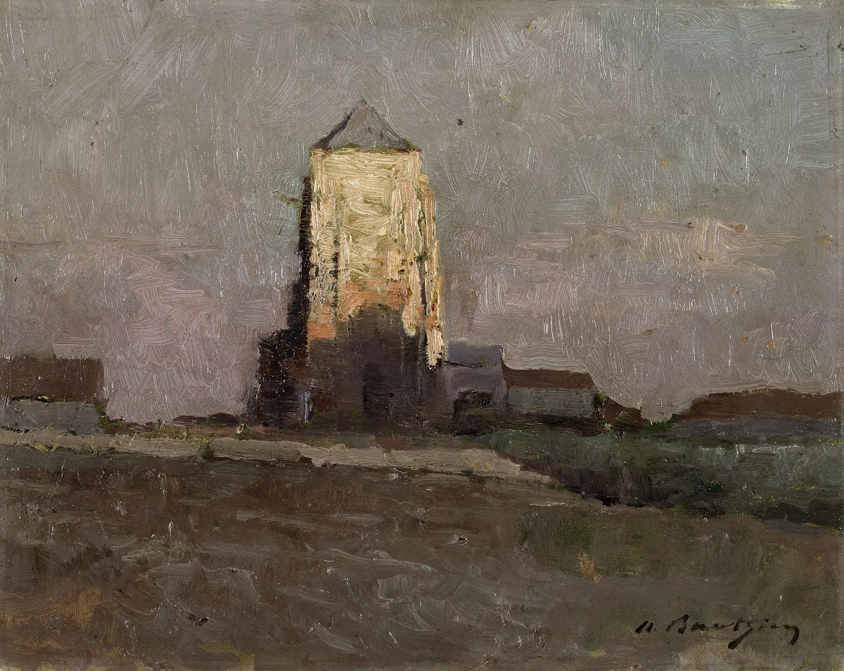 The Church of Mariakerke Ostend ca 1892